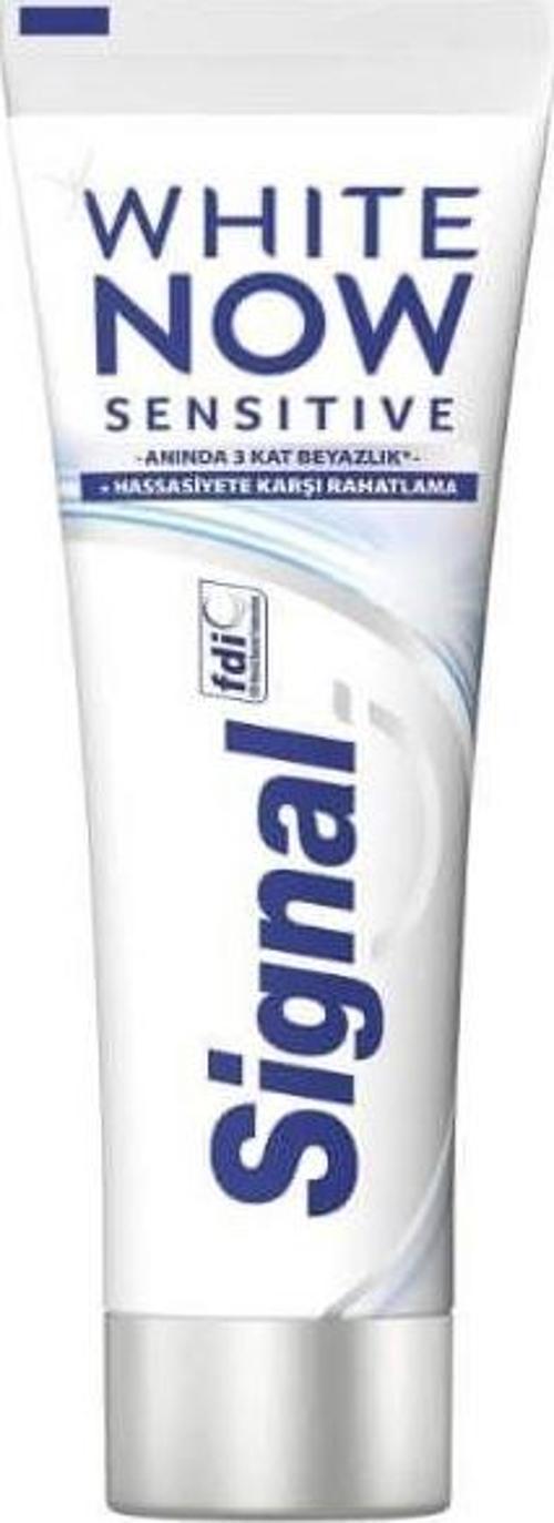 SIGNAL DIS MAC.WHITE NOW 75 ML.SENSITIVE (4'lü)