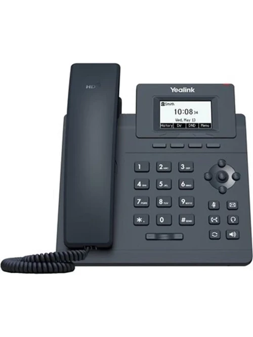 T30P IP Telefon – PoE Destekli 1 Hatlı VoIP Masaüstü Telefon 2.3” Ekranlı HD Sesli Ofis Telefonu