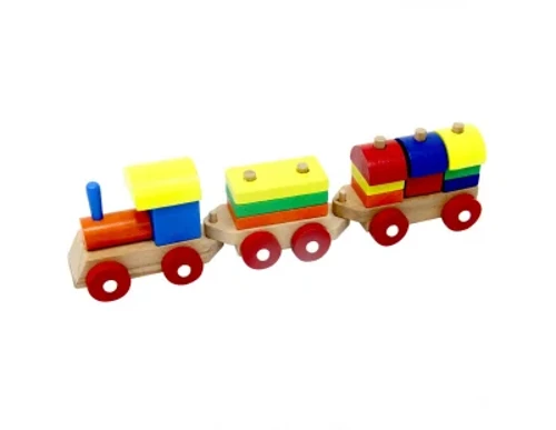 Eğitici Ahşap Bultak Tren