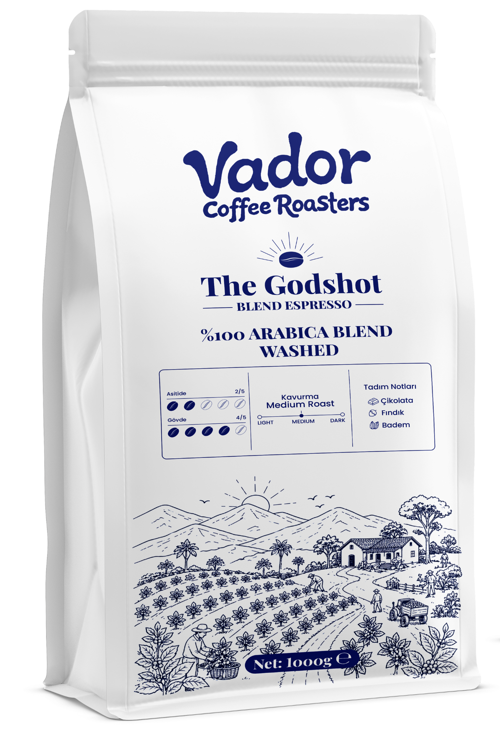 The Godshot Blend Espresso Kahve (Öğütülmüş Espresso Makine veya Mokapot için) 1000gr