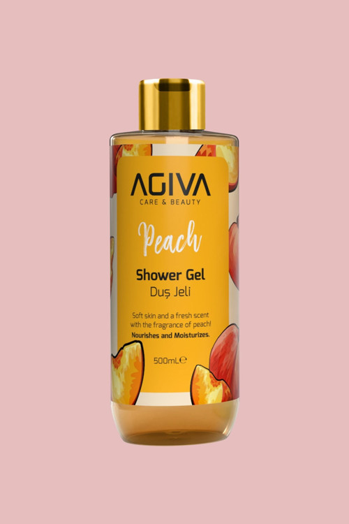 Şeftali Agiva Care & Beauty Besleyici ve Nemlendirici Duş Jeli 500 ml