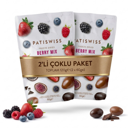 Berry Mix Draje, 60G x 2 Adet