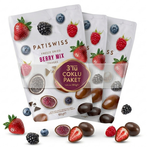 Berry Mix Draje, 60G x 3 Adet