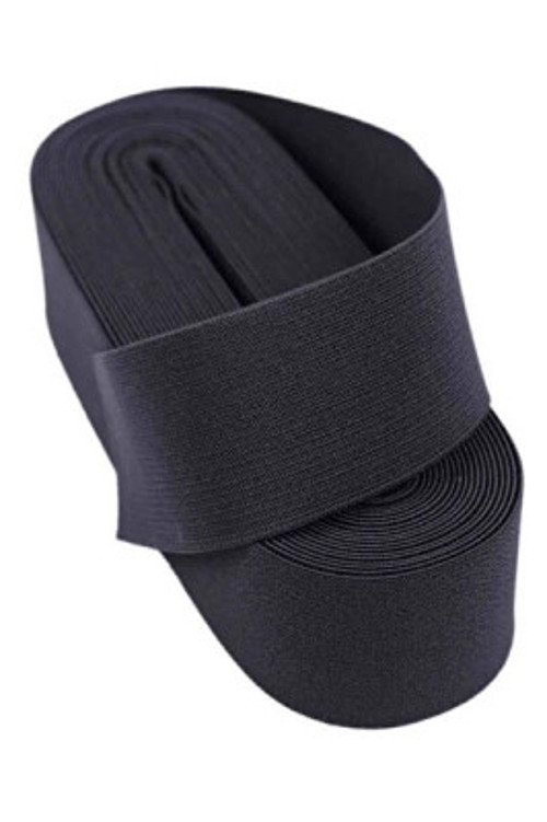 SİYAH - 3CM PAÇA LASTİK GENİŞ 10MT. (5047)