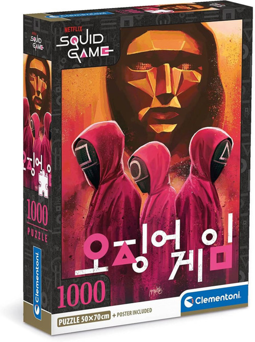 Squid Game 1000 Parça High Quality Collection Yetişkin Puzzle