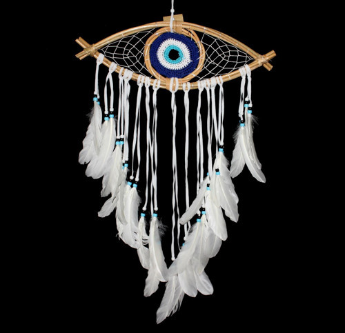 Göz Modelli Düş Kapanı Dreamcatcher Rüyakapanı Dekoratif Hediyelik