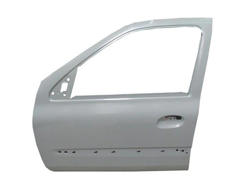 Renault Clio- 2- Sd/Hb- 2002-2008; Ön Kapı Komple Sol Band Delikli/Gri Boyalı (İceli/Çekomastikli)(T