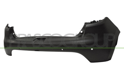 Renault Clio Arka Tampon Sensör Delikli Hatchback Astarlı 2012-2019 (Oem No: 850126718R)