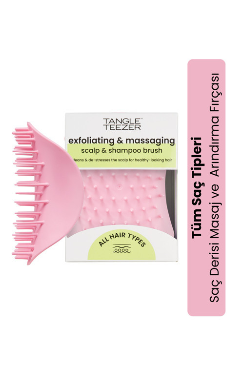 Scalp Brush Pretty Pink Saç Derisi Masaj Tarağı