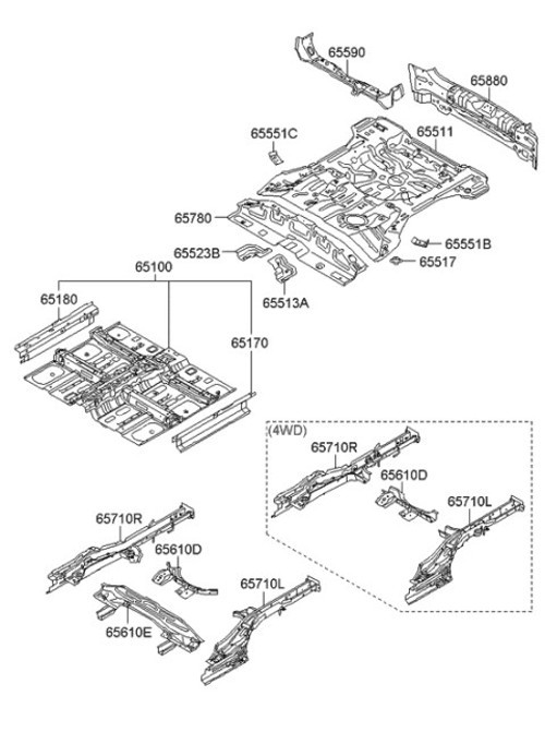 Motor Kaputu Pıckup 1997-2002 D22 (Oem No:651002S400)