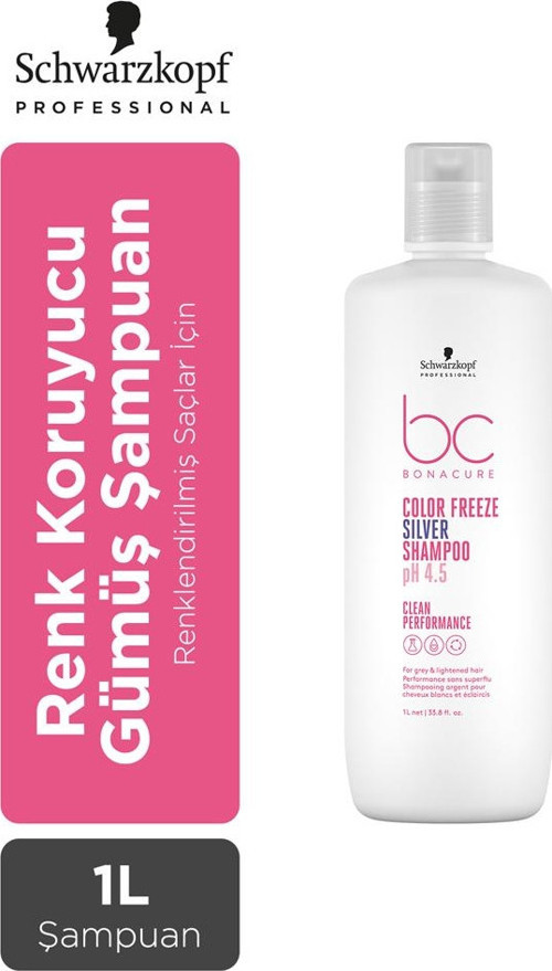 Bc Clean Renk Koruyucu Gümüş Şampuan 1000ml