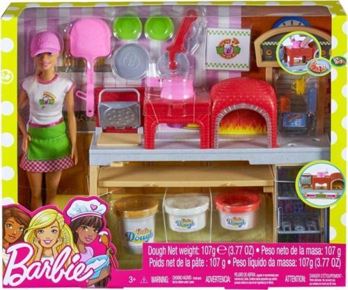 Görseli Büyüt Barbie Pizza Yapıyor Oyun Seti