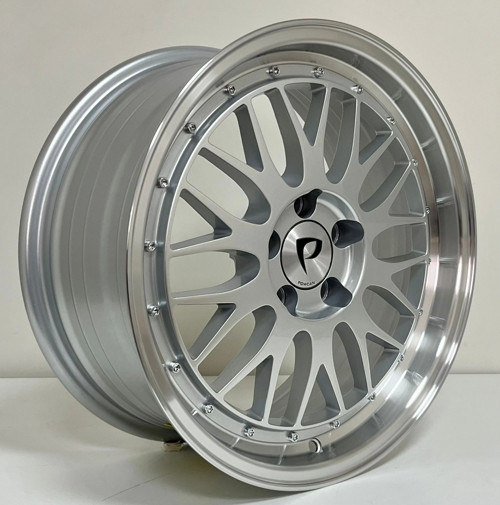 6.5X15 BK-3S215 4X100 ET35 73.1 SILVER+LIP MACHINED