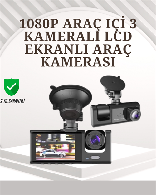 ASTRALTECH TA-01 1080P Ön 720P Arka ve İç Kamera Sistemli DVR
