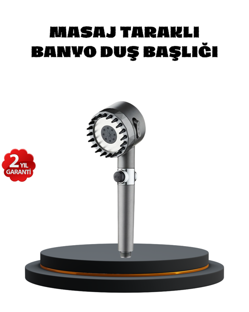 ASTRALTECH Masaj Uçlu Yüksek Basınçlı Duş Başlığı Spa Etkili