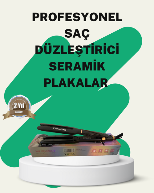 ASTRALTECH Daling Profesyonel Saç Düzleştirici Seramik Yüzey Tüm Saç Tipleri İçin