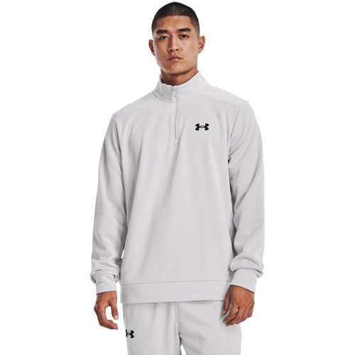 Fleece Erkek Gri Dik Yaka Sweatshirt