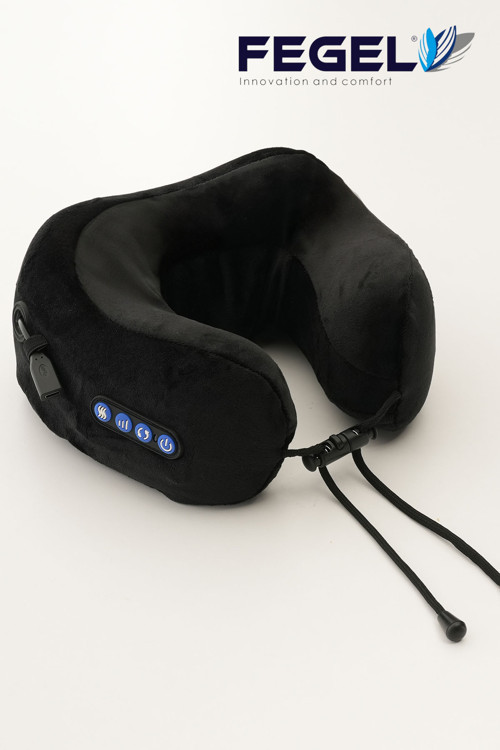FG-01 6D Çift Yönlü Isıtmalı Şarjlı Memory Foam Masajlı Boyun Yastığı