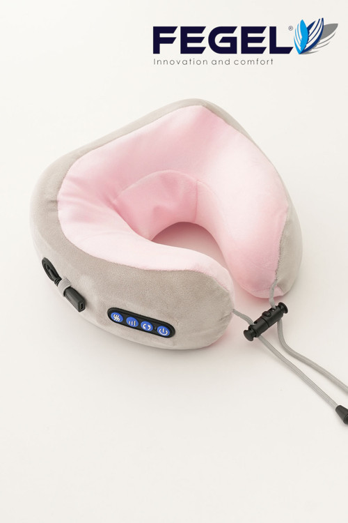 FG-01 6D Çift Yönlü Isıtmalı Şarjlı Memory Foam Masajlı Boyun Yastığı