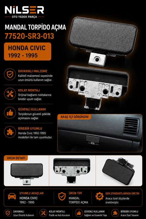 Honda Civic Torpido Mandal 1992-1995