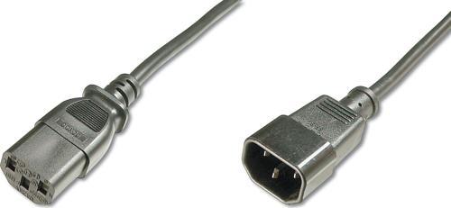 C13-C14 PC-Monitör Arası Güç Kablosu, 1.20 metre , 10A 250V, siyah renk, H05W F0.75x3 81+82&lt;