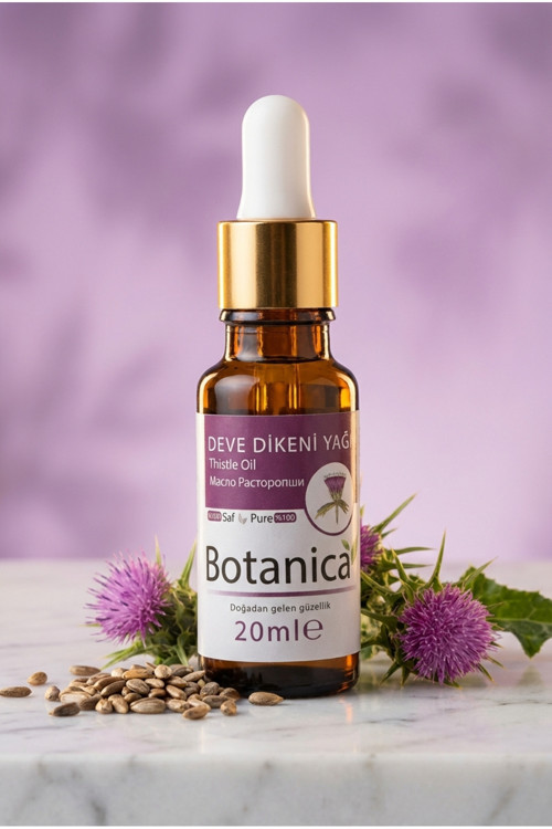 %100 Saf Devedikeni Tohumu Yağı Detox Destekleyici Karaciğer Dostu Doğal Bitkisel Bakım 20 ml