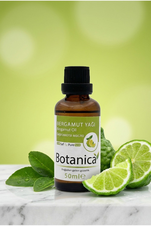 %100 Saf Bergamot Yağı Masaj Rahatlatıcı Ferahlatıcı Doğal Cilt Bakımı Uçucu Bitkisel 50 ml