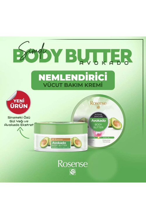 Body Butter Avokado & Gül 150 ml