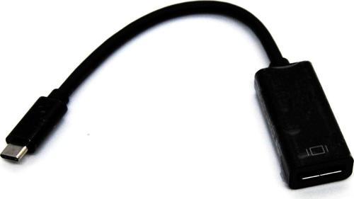 USB Tip C Erkek &lt;-&gt; DisplayPort (DP) Dişi, 4K X 2K@60Hz, Nikel Kaplama, 0.15 metre&lt;br&