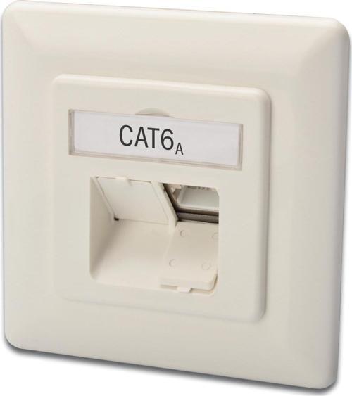 Sıva Altı İkili RJ-45 Priz, CAT. 6A Class EA, Shielded (Zırhlı), 2 x RJ45