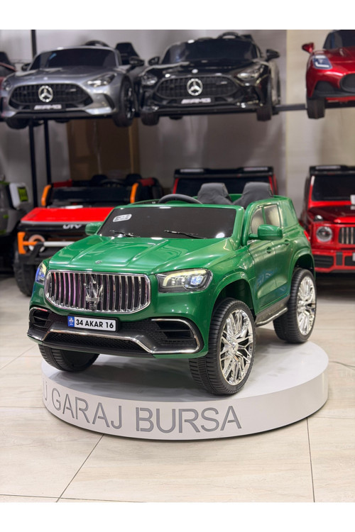 Maserati Akülü Araba 0-6 Yaş Özel Plaka Hediye