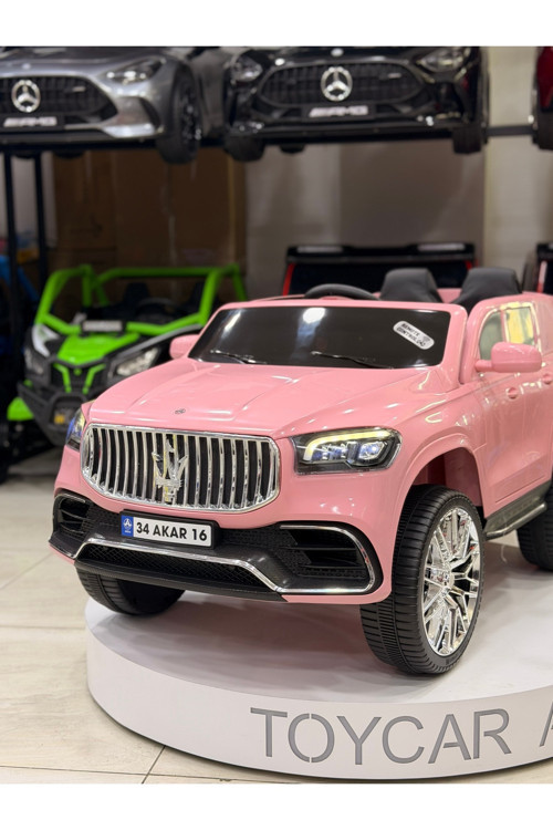 Maserati Akülü Araba 0-6 Yaş Özel Plaka Hediye