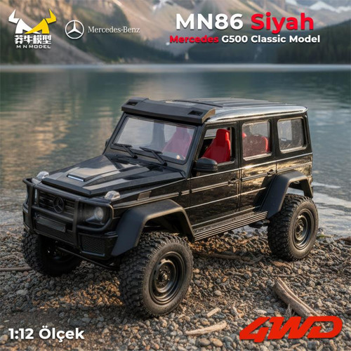 MN Model MN86 1/12 G-Wagon Mercedes G500 4WD RC Crawler Offroad Uzaktan Kumandalı Araba Arazi Aracı RC Model Car Truck R