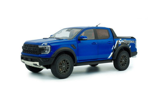 S1813902 1/18 Ford Ranger Raptor – Blue Lightning – 2024
