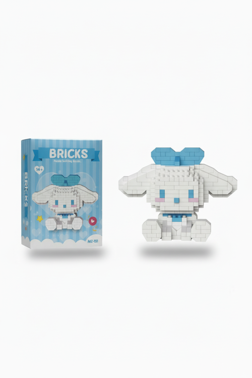 Cinnamoroll Karakter Lego Seti - Figür Oyuncak - Mikro Blok Yapım Seti