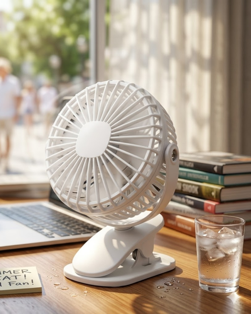 uygun Şarjda ve Fişte Çalışabilen Portatif Mini Fan popüler
