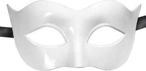 Beyaz Renk Masquerade Kostüm Partisi Venedik Balo Maskesi