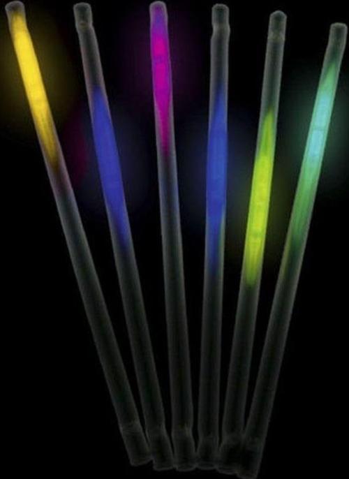 Karanlıkta Parlayan Glow  Fosforlu Pipet 3 Renk 3 Adet