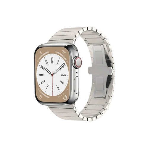 Apple Watch 42mm Kr413 Fine Steel Kordon (saat Değildir) - Yıldız Işığı