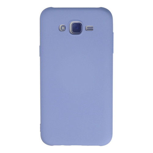 Samsung Galaxy J7 Kılıf Nano İçi Kadife Silikon - Lila