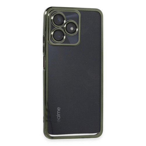 Realme C53 Kılıf Razer Lensli Silikon - Yeşil