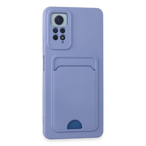 Xiaomi Redmi Note 11 Pro Kılıf Kelvin Kartvizitli Silikon - Lila