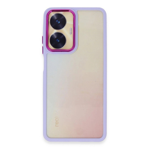 Realme C55 Kılıf Dora Kapak - Lila