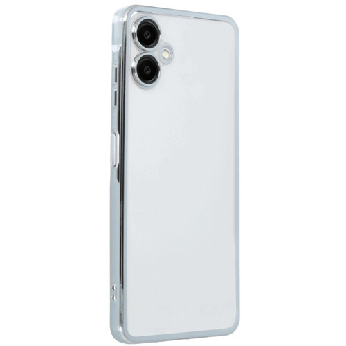 Samsung Galaxy A07 4g Razer Lensli Silikon - Gümüş