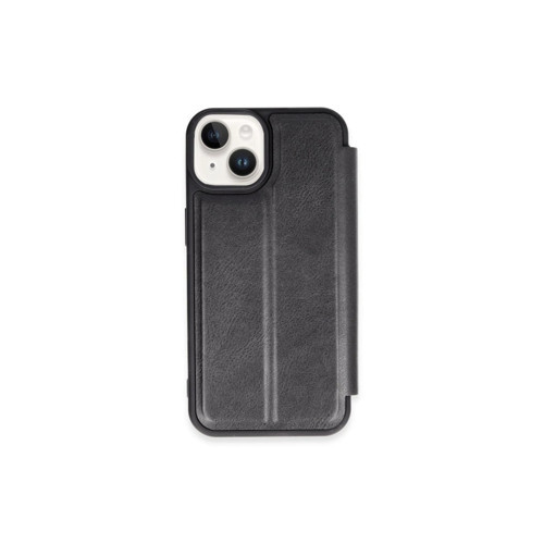 Apple İphone 15 Kılıf Flip Cover - Siyah