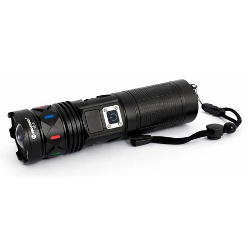 Bedotech Bd-5 30w Tg Led Alüminyum Alaşımlı Zoomlu Type-c Dijital Göstergeli Şarjlı El Feneri
