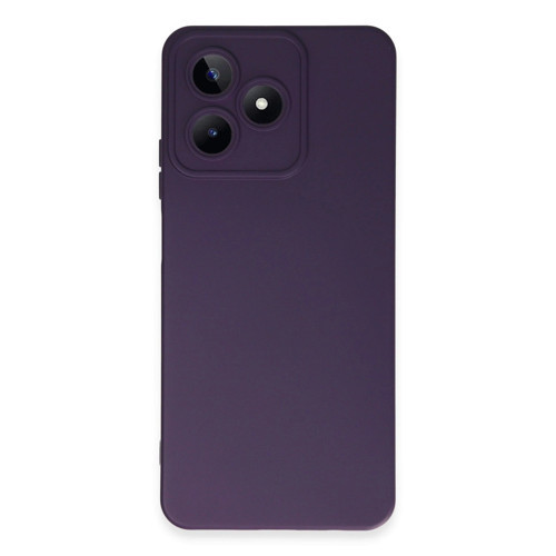 Realme C53 Kılıf Nano İçi Kadife Silikon - Mor