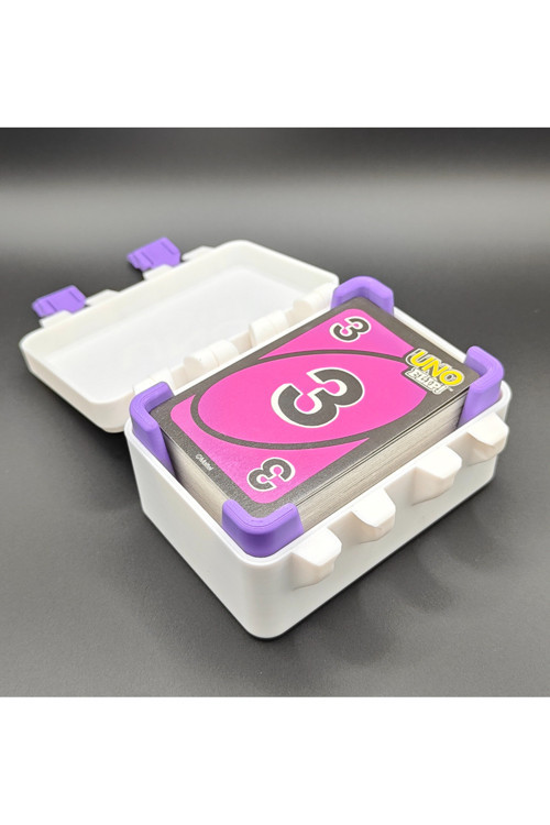UNO Flip Kart Kutusu – Snaplock Kapaklı Kart Saklama Aksesuarı