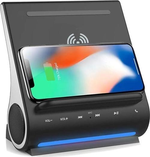 15 Watt Kablosuz Hızlı Şarj Cihazı Sound Hub Bluetooth Hoparlör