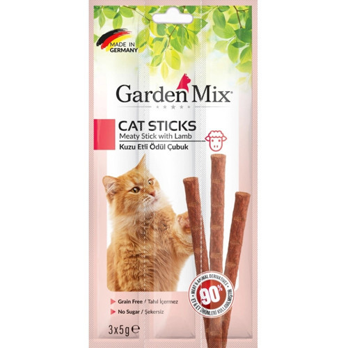 Kuzu Etli Kedi Stick Ödül 3*5g